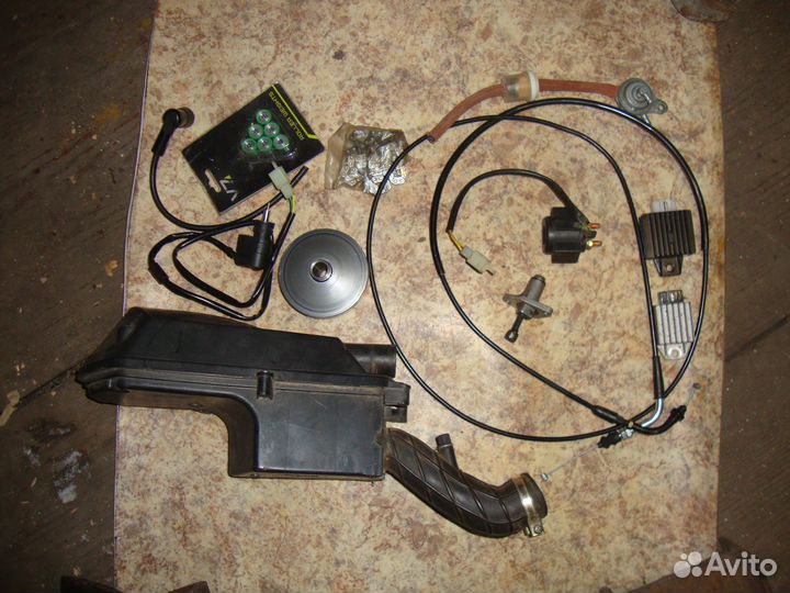 Запчасти на скутер Стелс и на Джи икс 4т