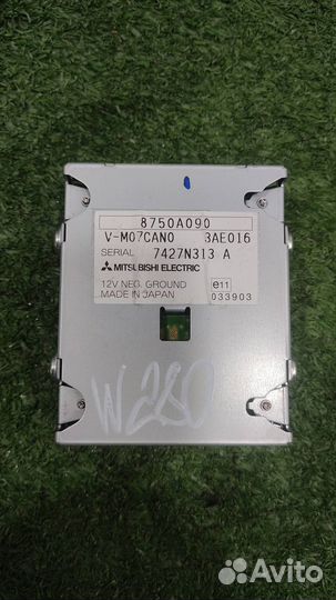 Блок управления магнитолой Citroen C-Crosser 2007