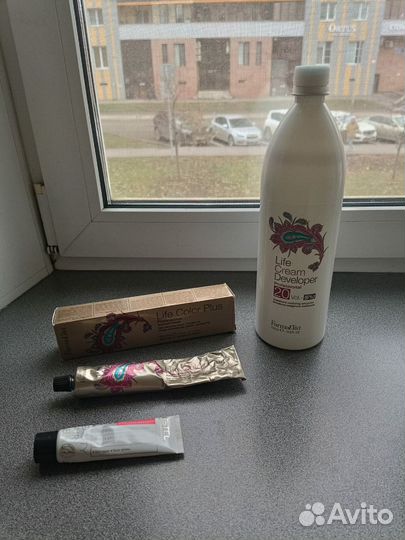 Крем краска и крем окислитель для волос Farmavita