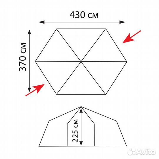 Шатер mosquito blue lite TLT-035.06 Tramp