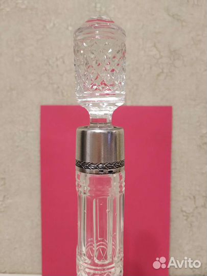 Графин хрусталь серебро СССР