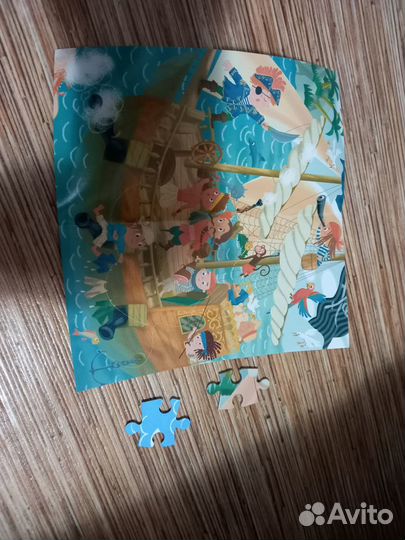 Паззлы dodo пираты в тубусе