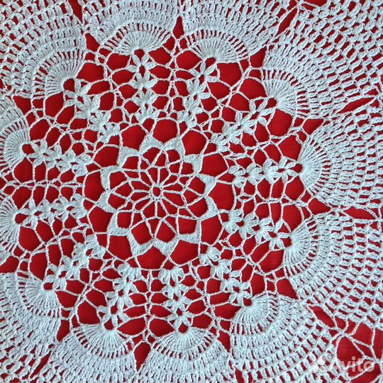 Салфетки, связанные крючком