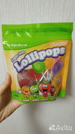 Леденцы на палочке без сахара с ксилитом