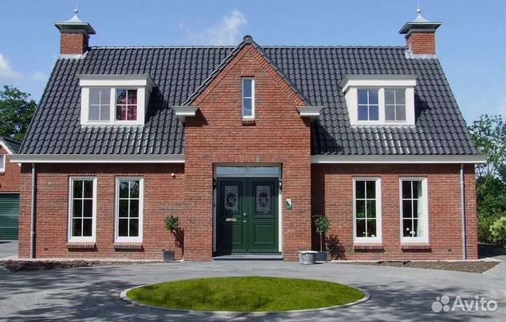 Кирпич красный одинарный пустотелый