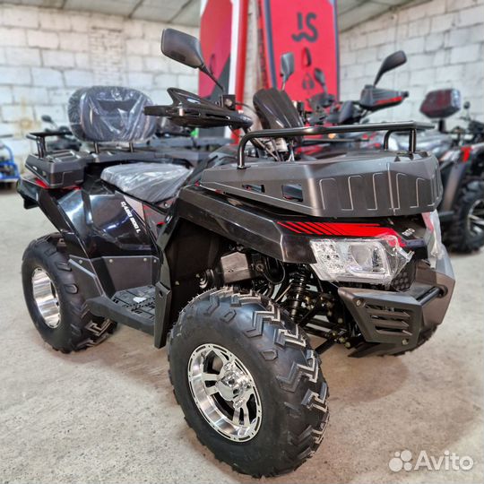 Квадроцикл Rato Cabo 200 LD Чёрно Красный