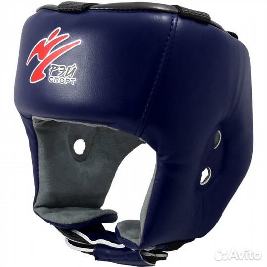 Шлем Рэй-спорт боец-1, иск кожа/иск.замша