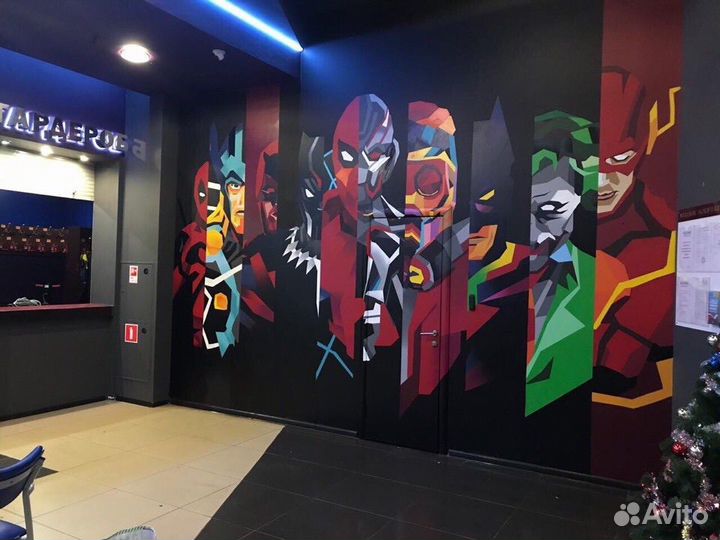 Граффити оформление, роспись стен