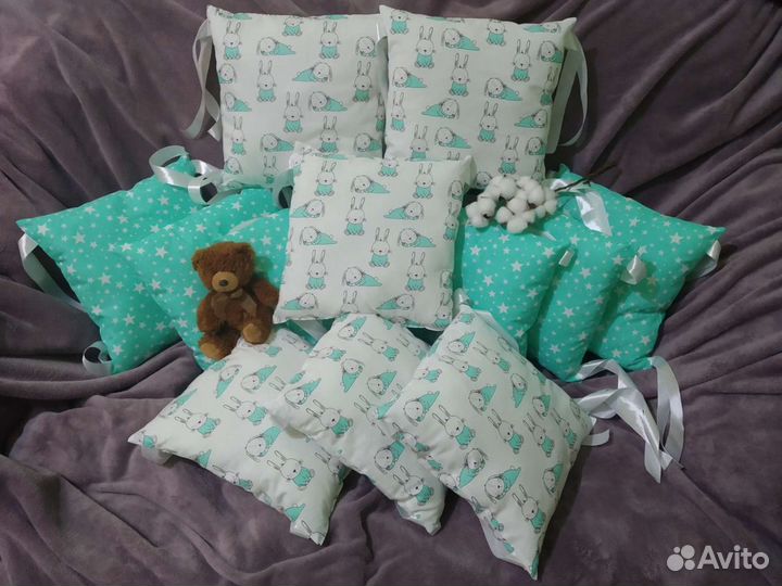 Бортики в кроватку