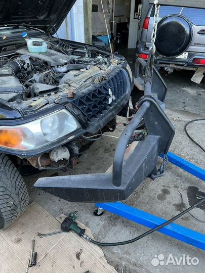 Бампер силовой pajero sport 1