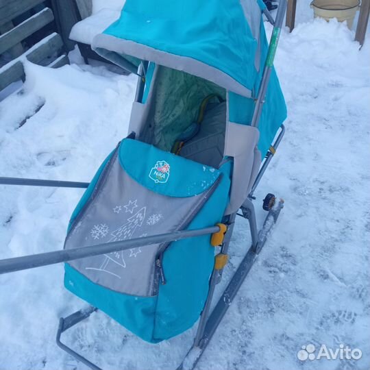 Коляска санки