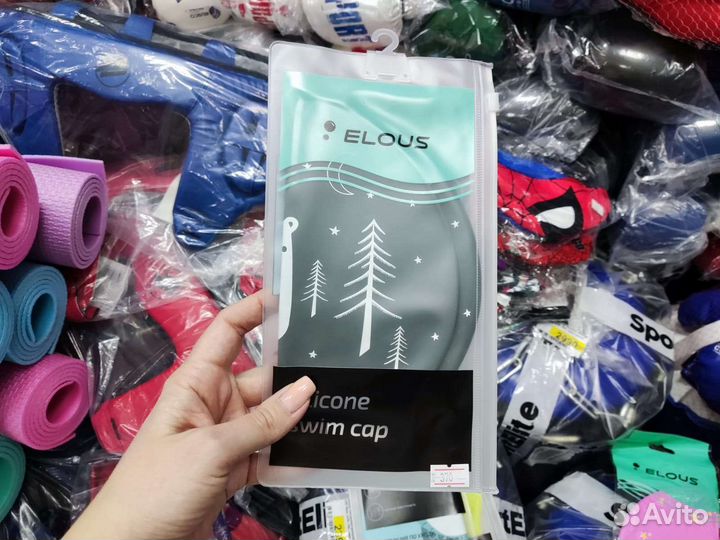 Шапочка для плавания детская силиконовая