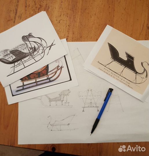 Сани, карета, фаэтон от эскиза до реализации