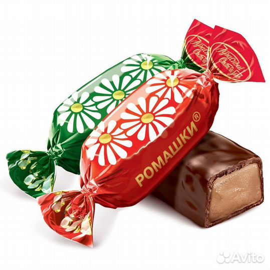 Конфеты Ромашки 250г Красный Октябрь