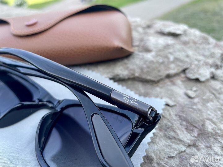 Очки Ray Ban Justin зеркальные классика черные