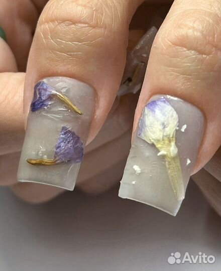 Маникюр Наращивание экстра