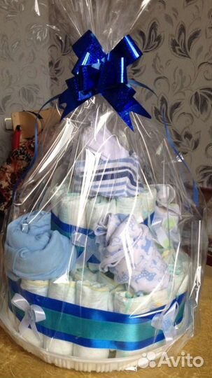 Торт из подгузников