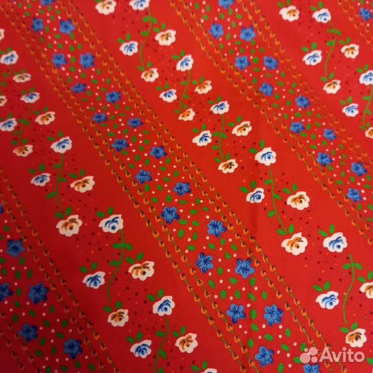 Отрез ткани сорочечной,плательной ссср.Винтаж