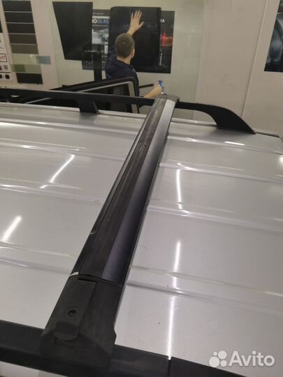 Поперечины на рейлинги на Hyunday Santa Fe