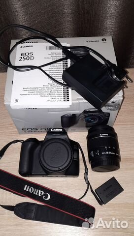 Фотоаппарат зеркальный Canon EOS 250D EF-S 18-55 I