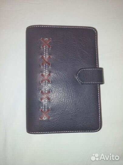 Ежедневник с кожаной обложкой