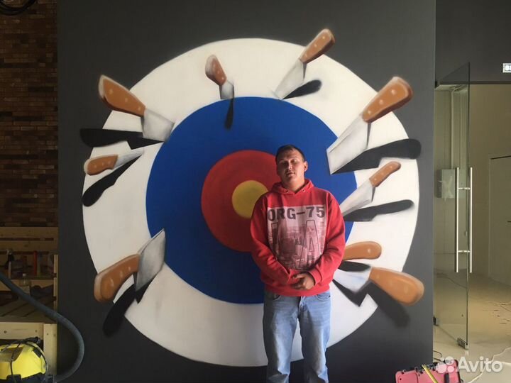 Граффити. Художественная роспись. Монументальная ж