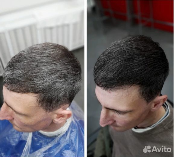 Мужское окрашивание камуфляж