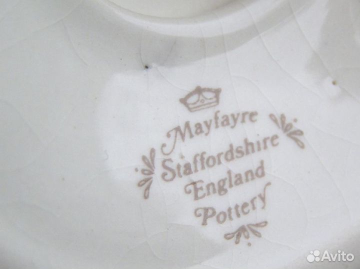 Подсвечник Mayfayre фарфор, Англия, винтаж