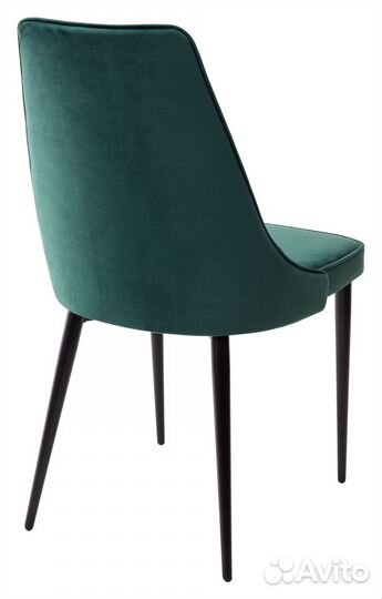 Стул nepal-P черный/тк. велюр зеленый #19