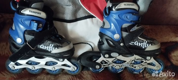 Роликовые коньки детские раздвижные