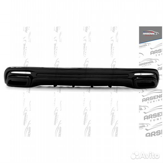 Диффузор (накладка бампера) KIA RIO 3 дорестайлинг