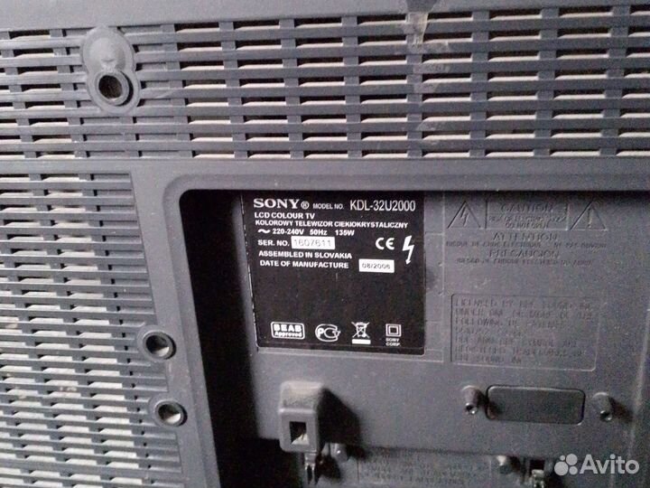 Телевизор sony bravia kdl 32