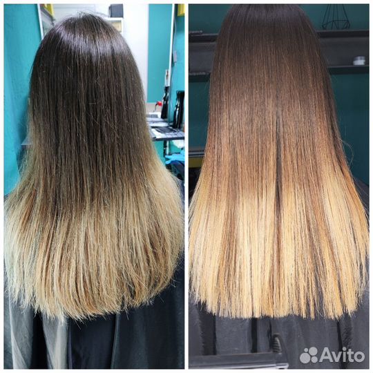 Кератиновое выпрямление волос /ботокс