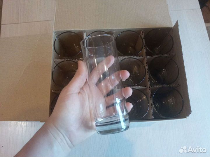 Стаканы h-line 330 мл 12 шт