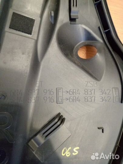 Накладка на дверь (заглушка двери) передняя правая