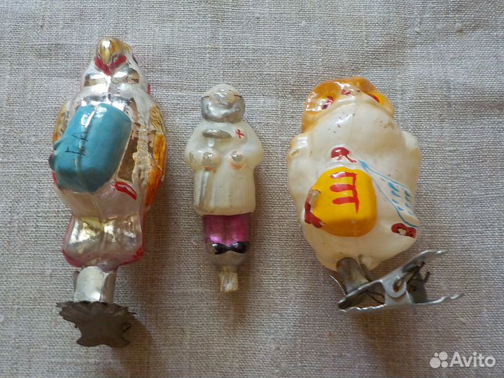 Елочные игрушки СССР каталог вата стекло