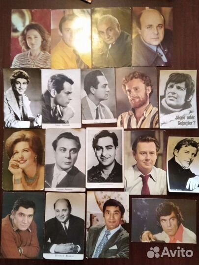 Открытки, наборы СССР. Артисты