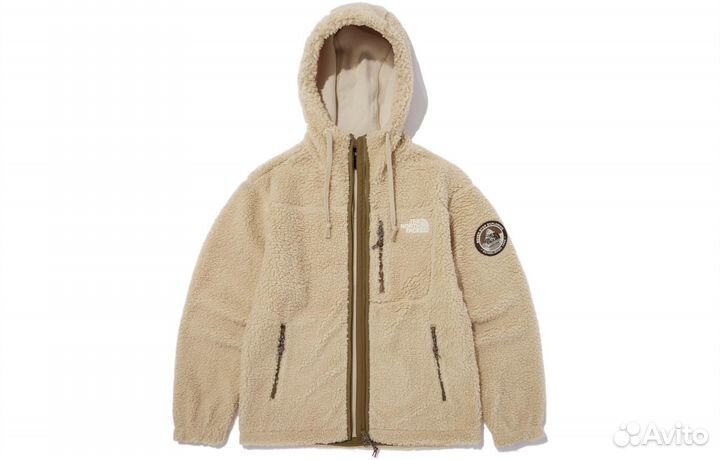 THE north face Play Green Embroidery Hooded Fleece Jacket (M)(82)