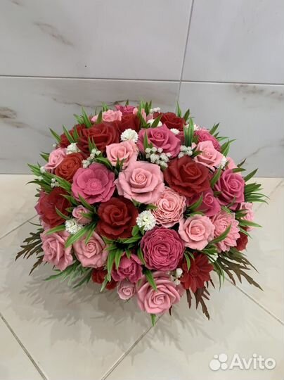 Цветы из мыла