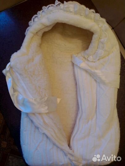 Зимний конверт на выписку