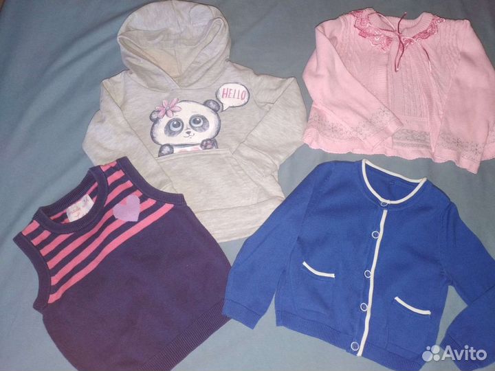 Пакет фирменных вещей на девочку 1,5-2 года