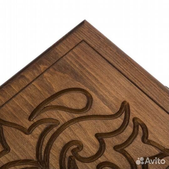 Нарды и шашки резные Звезда Давида 62 х 64 см бук Армения 62594