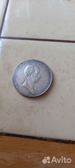 Монета талер Австрия 1826г