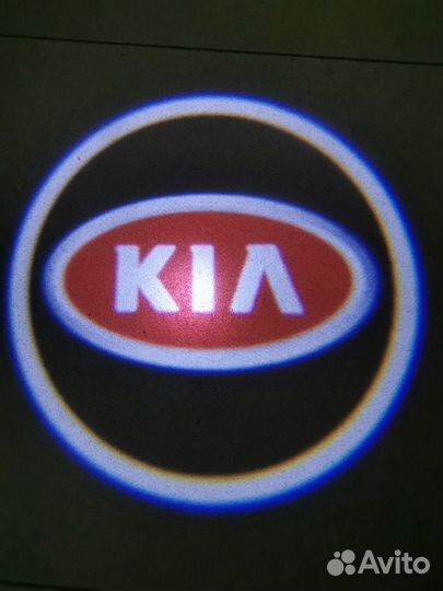 Штатная проекция логотипа Kia Sorento Prime 2014г+