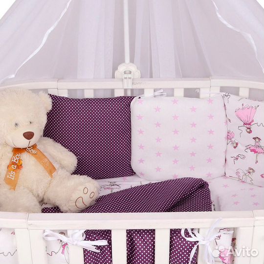 Бортики на детскую кроватку