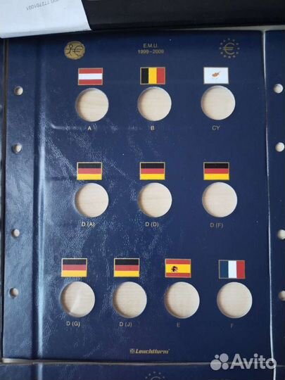 Листы для монет