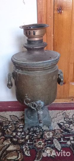 Самовар на дровах старинный