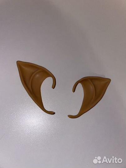 Декоративные ушки эльфа и сережки - мишки