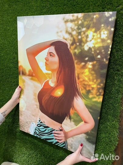 Портрет на холсте по фото