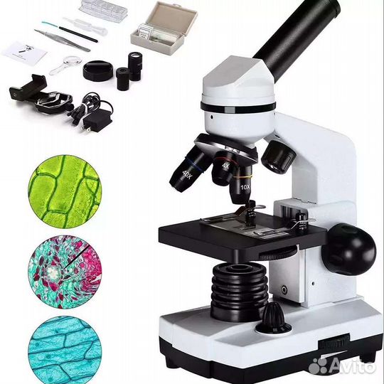 Микроскоп 40х1600 кратт с набором